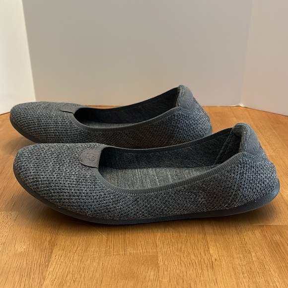 Merinos ballet flat slip-on shoe size dark gray 10 - Picture 4 of 8